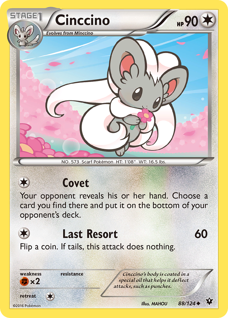 Cinccino (88/124) [XY: Fates Collide] | Exor Games Bridgewater