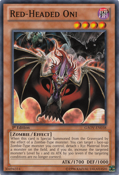 Red-Headed Oni [GAOV-EN038] Common | Exor Games Bridgewater