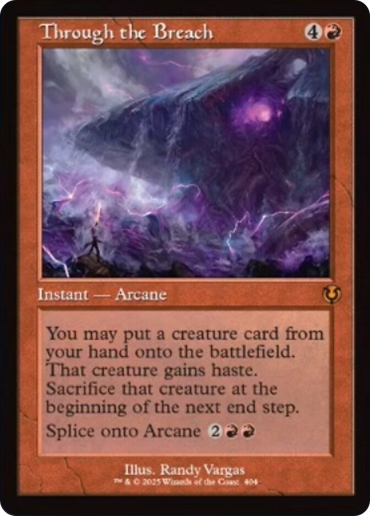 Through the Breach (Retro Frame) [Innistrad Remastered] | Exor Games Bridgewater