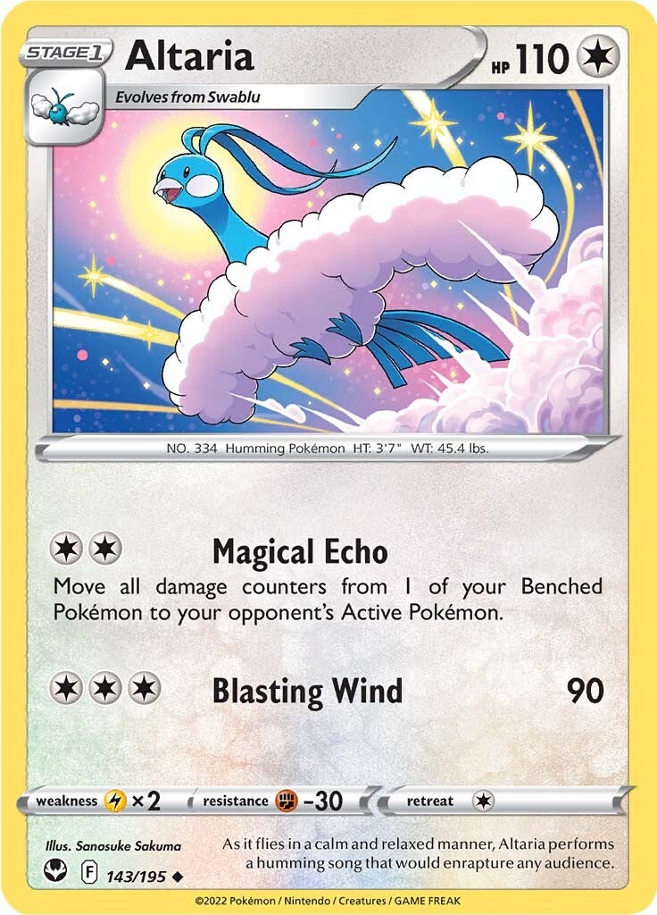 Altaria (143/195) [Sword & Shield: Silver Tempest] | Exor Games Bridgewater