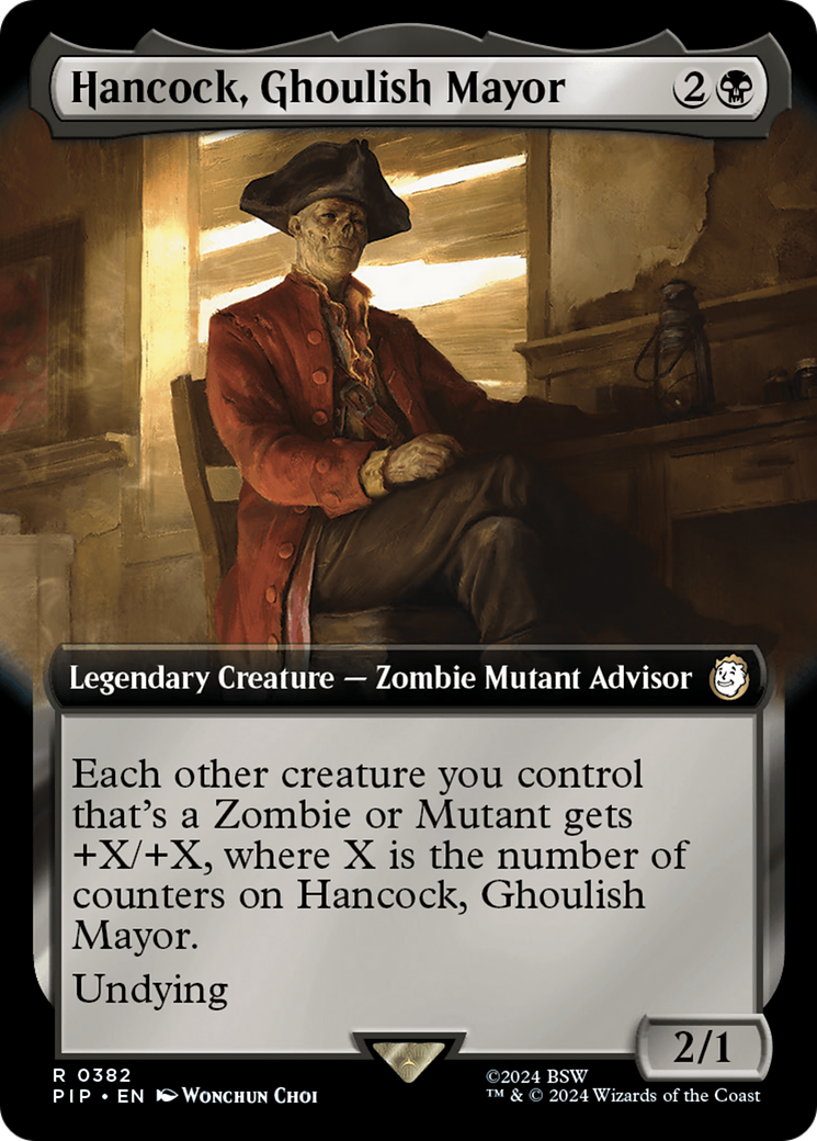 Hancock, Ghoulish Mayor (Extended Art) [Fallout] | Exor Games Bridgewater