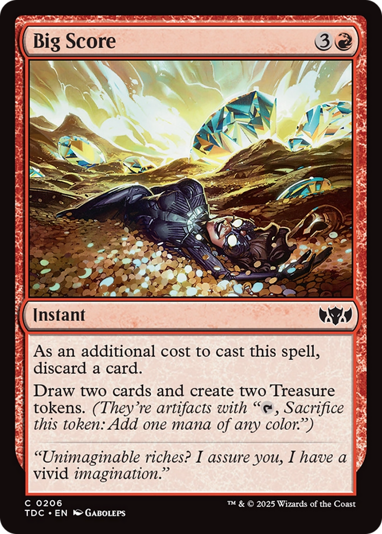 Big Score [Tarkir: Dragonstorm Commander] | Exor Games Bridgewater