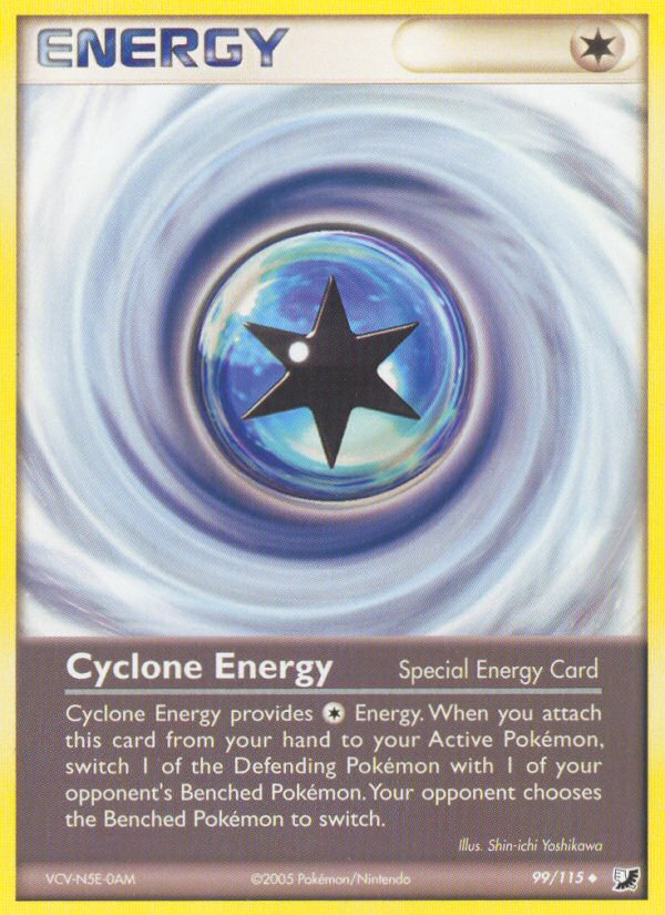 Cyclone Energy (99/115) [EX: Unseen Forces] | Exor Games Bridgewater