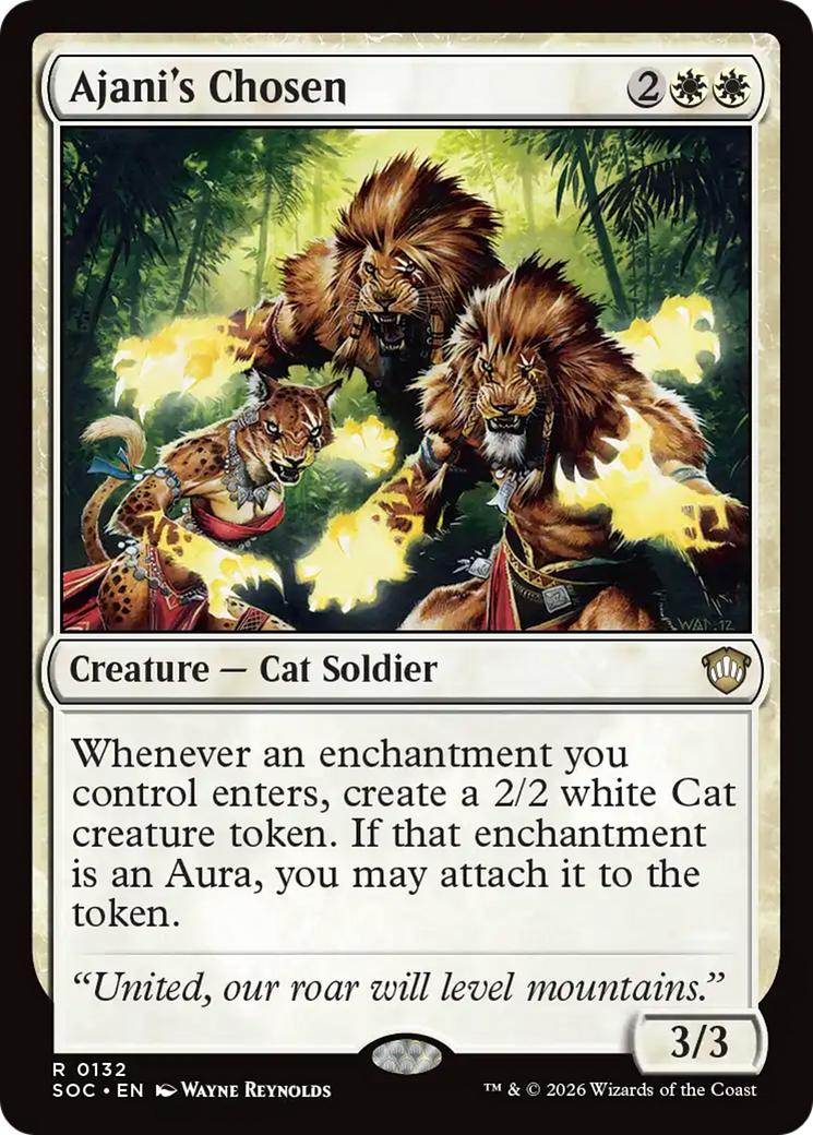 Ajani's Chosen [Secrets of Strixhaven Commander] | Exor Games Bridgewater