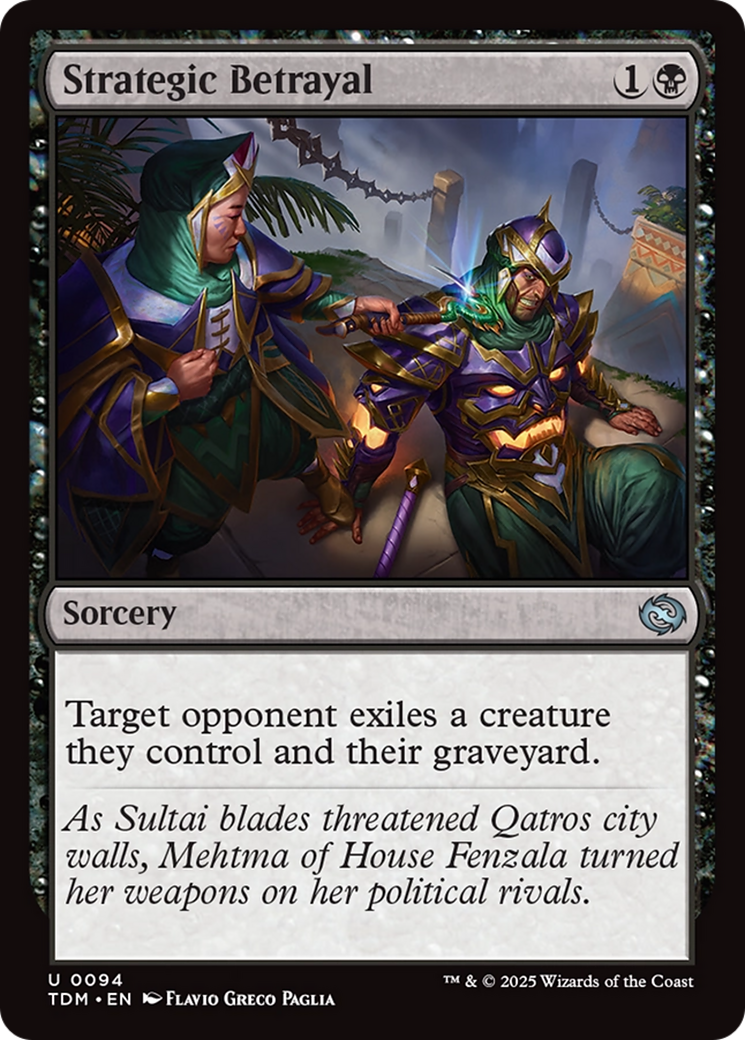 Strategic Betrayal [Tarkir: Dragonstorm] | Exor Games Bridgewater