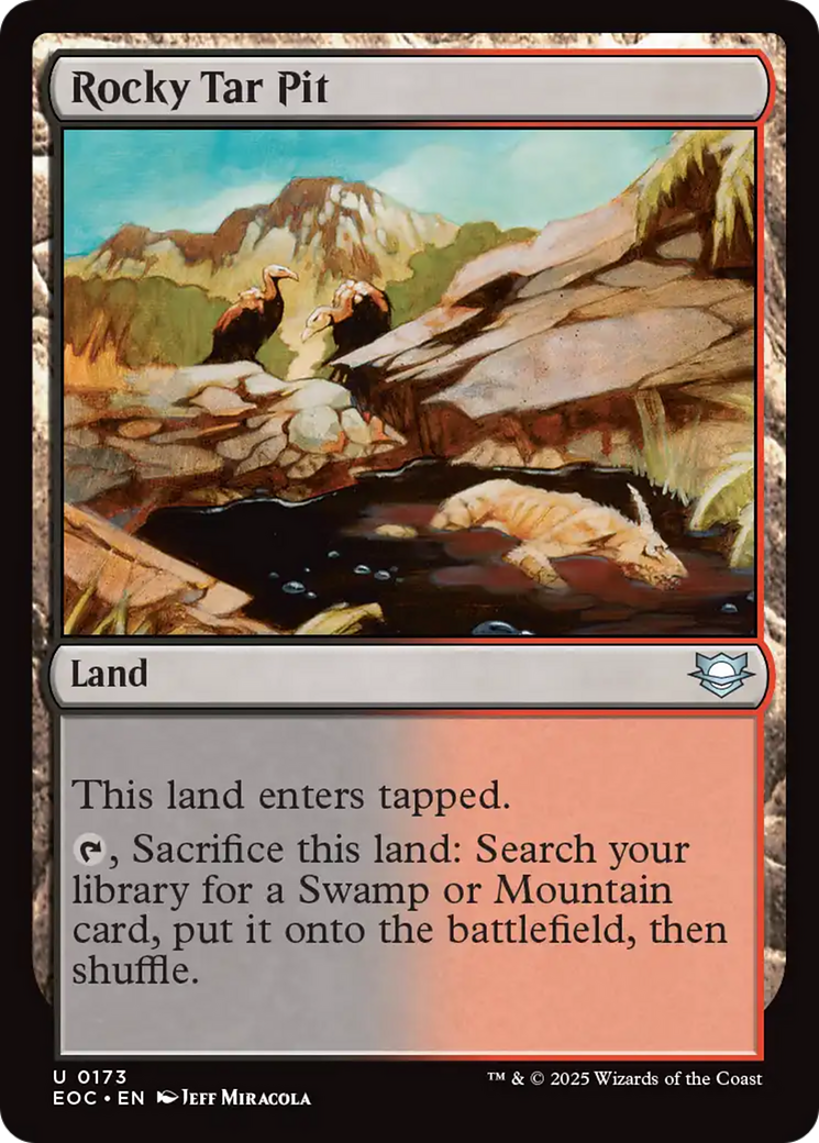 Rocky Tar Pit [Edge of Eternities Commander] | Exor Games Bridgewater