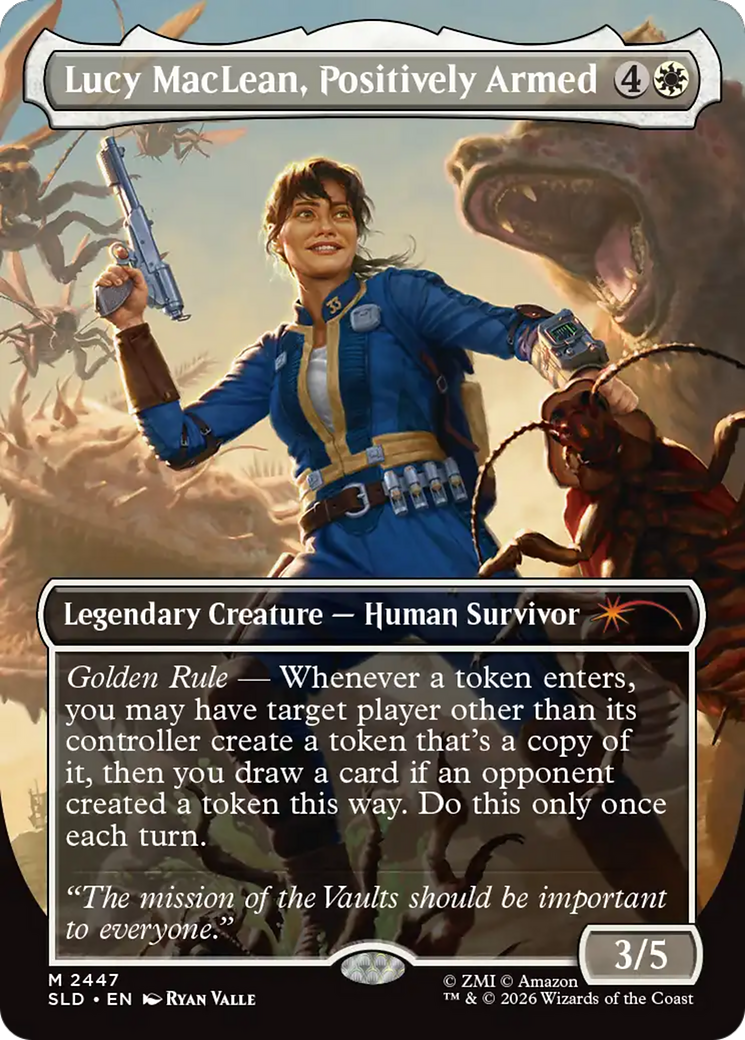 Lucy MacLean, Positively Armed [Secret Lair Drop Series] | Exor Games Bridgewater