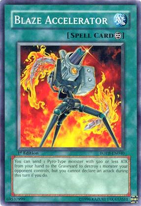 Blaze Accelerator [FOTB-EN040] Common | Exor Games Bridgewater