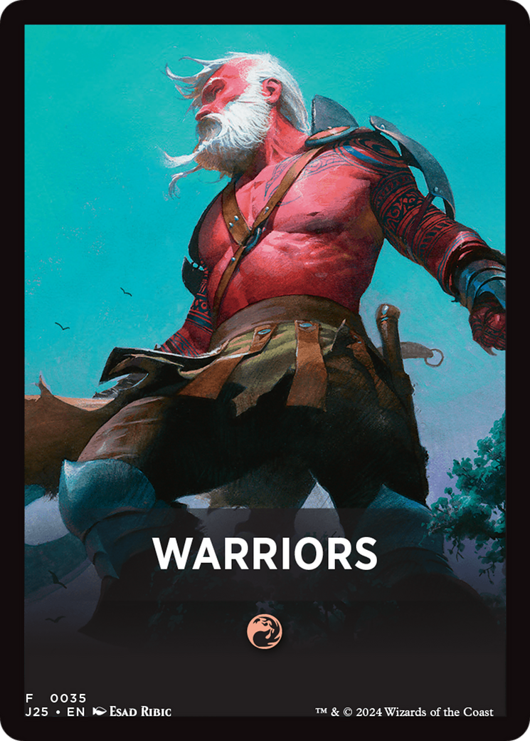 Warriors Theme Card [Foundations Jumpstart Front Cards] | Exor Games Bridgewater