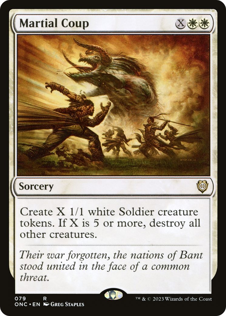 Martial Coup [Phyrexia: All Will Be One Commander] | Exor Games Bridgewater