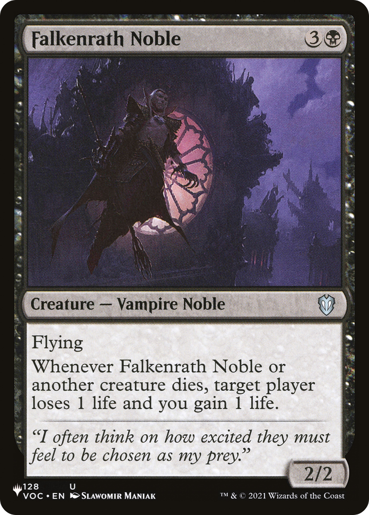 Falkenrath Noble [The List Reprints] | Exor Games Bridgewater