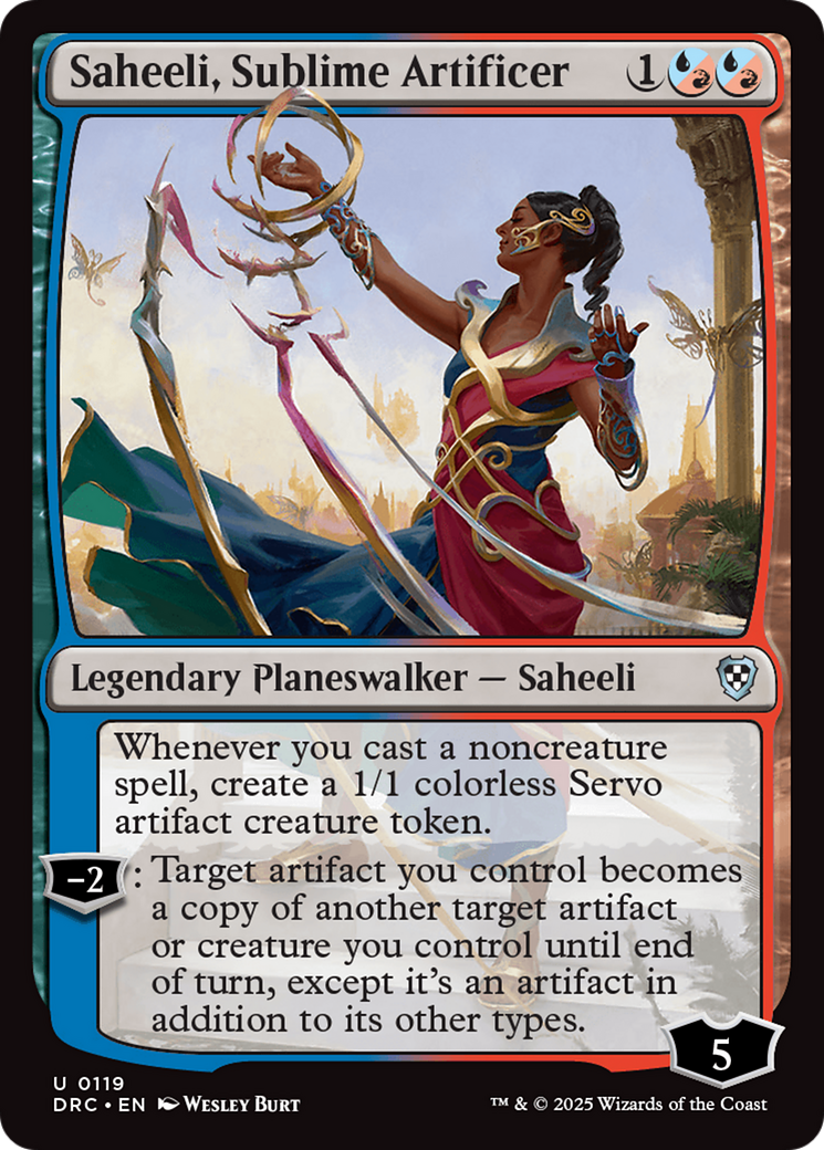 Saheeli, Sublime Artificer [Aetherdrift Commander] | Exor Games Bridgewater