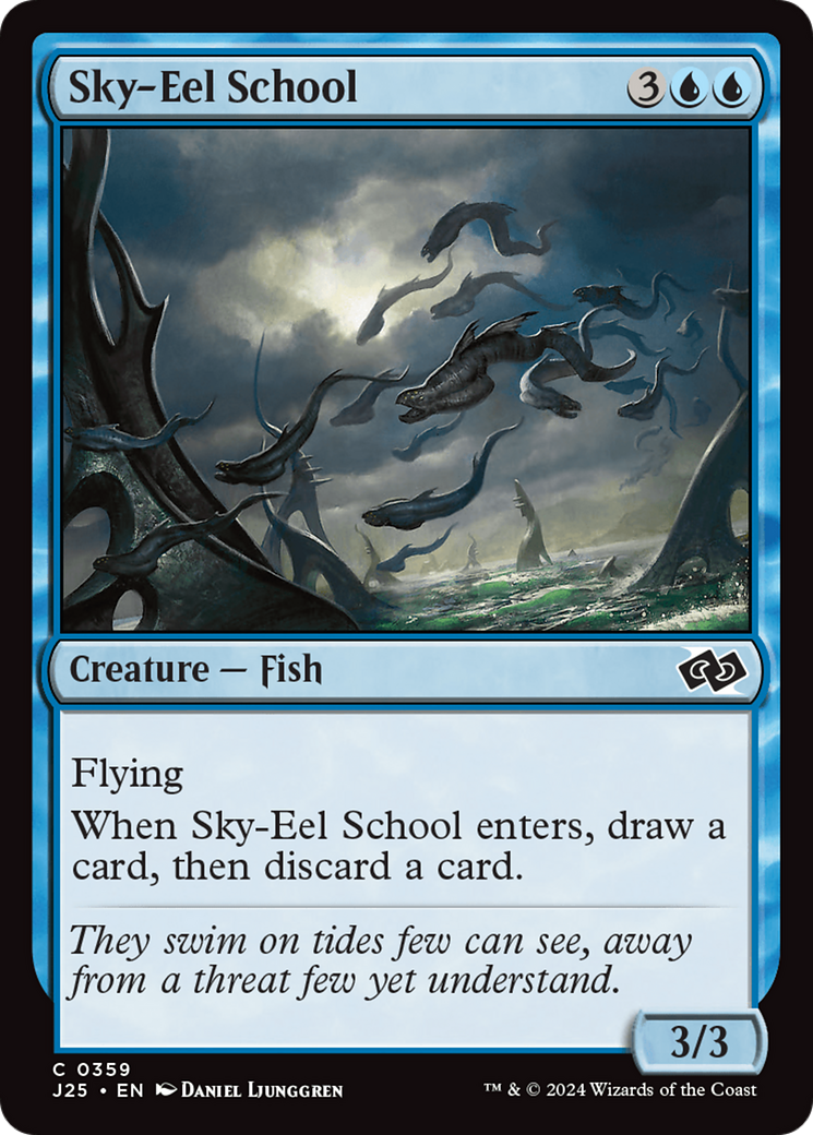 Sky-Eel School [Foundations Jumpstart] | Exor Games Bridgewater