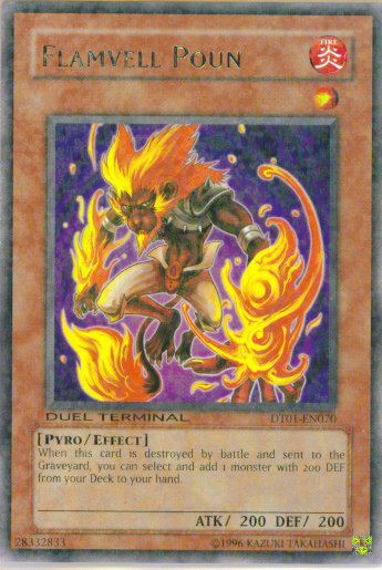 Flamvell Poun [DT01-EN070] Rare | Exor Games Bridgewater