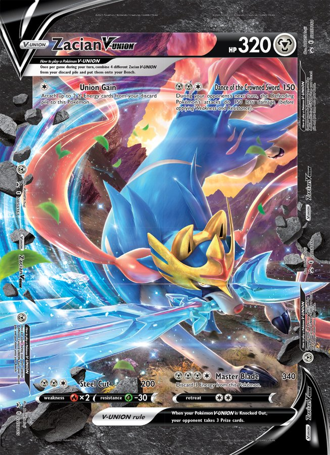 Zacian V-Union (Jumbo Card) [Sword & Shield: Black Star Promos] | Exor Games Bridgewater