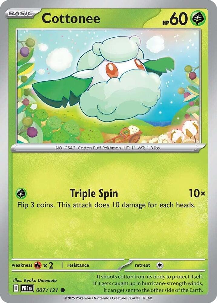 Cottonee (007/131) [Scarlet & Violet: Prismatic Evolutions] | Exor Games Bridgewater