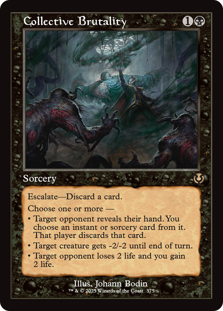 Collective Brutality (Retro Frame) [Innistrad Remastered] | Exor Games Bridgewater