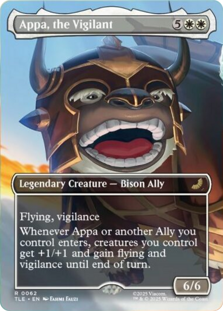 Appa, the Vigilant (Borderless) [Avatar: The Last Airbender: Eternal-Legal] | Exor Games Bridgewater