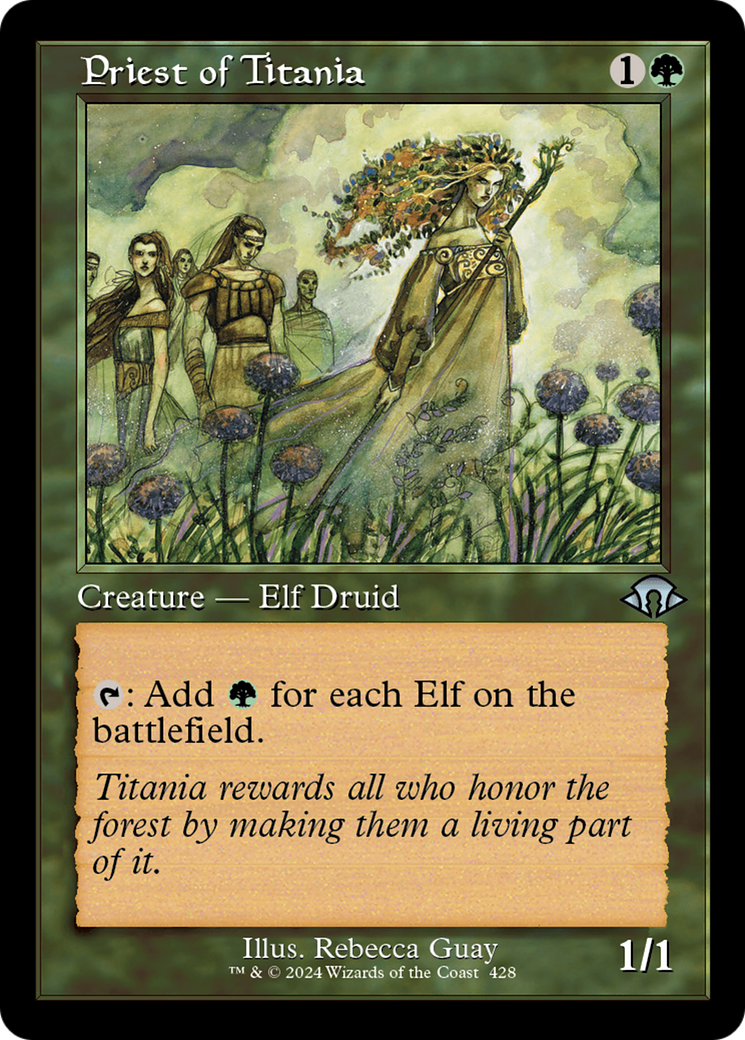 Priest of Titania (Retro) [Modern Horizons 3] | Exor Games Bridgewater