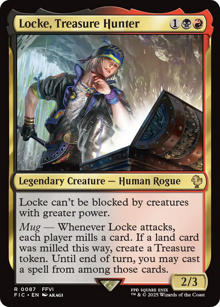 Locke, Treasure Hunter [FINAL FANTASY Commander] | Exor Games Bridgewater