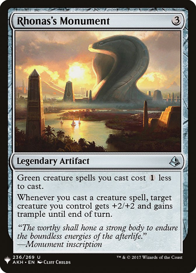 Rhonas's Monument [Mystery Booster] | Exor Games Bridgewater