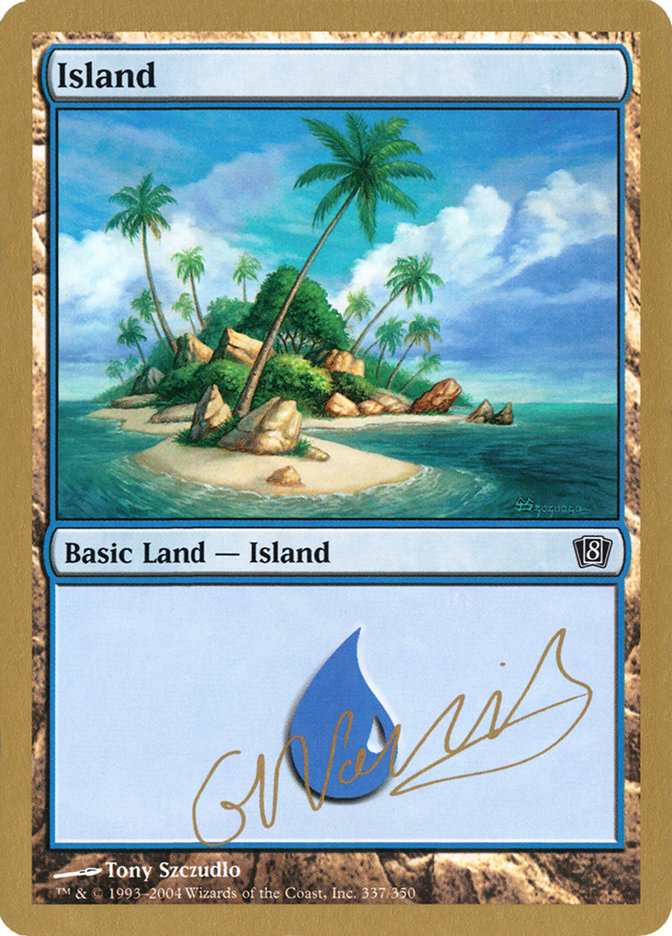 Island (gn337) (Gabriel Nassif) [World Championship Decks 2004] | Exor Games Bridgewater