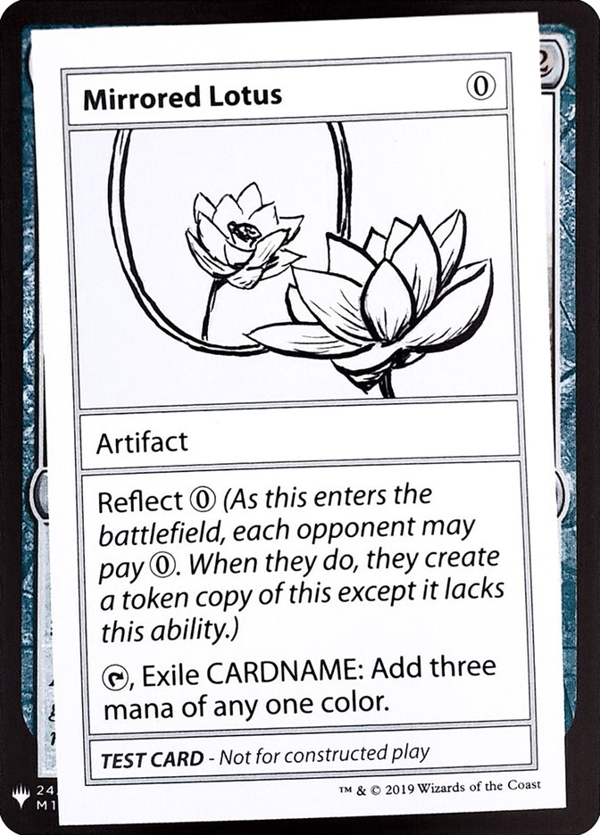Mirrored Lotus [Mystery Booster Playtest Cards] | Exor Games Bridgewater
