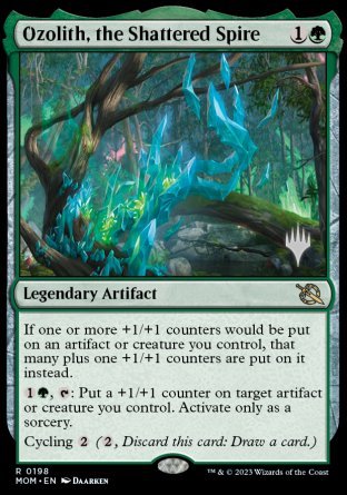 Ozolith, the Shattered Spire (Promo Pack) [March of the Machine Promos] | Exor Games Bridgewater