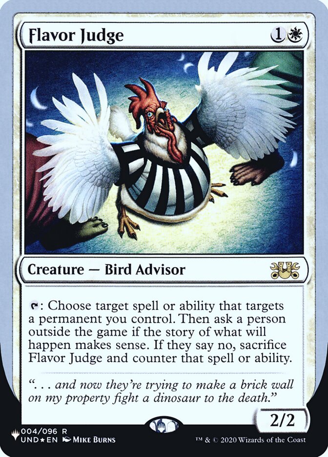 Flavor Judge (Unfinity Foil Edition) [The List] | Exor Games Bridgewater