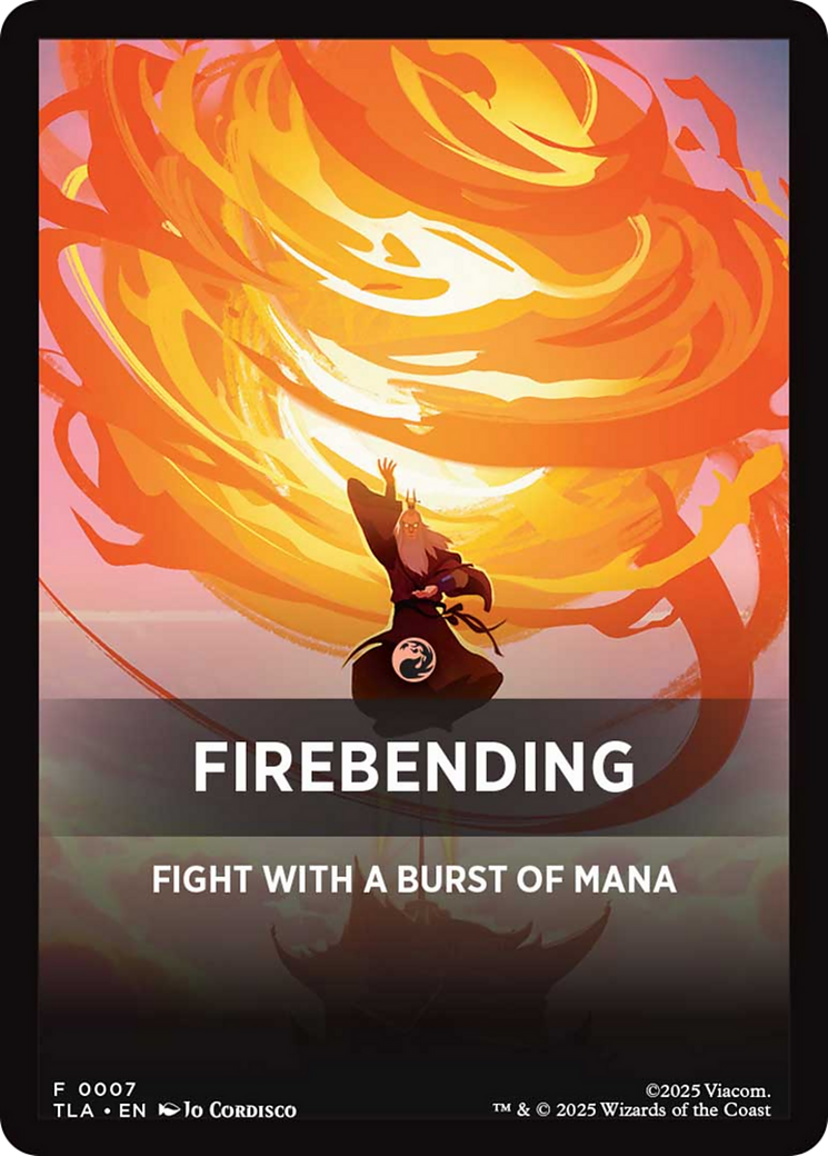 Firebending Theme Card [Avatar: The Last Airbender] | Exor Games Bridgewater