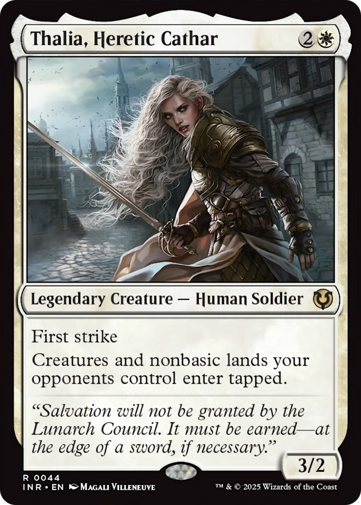 Thalia, Heretic Cathar [Innistrad Remastered] | Exor Games Bridgewater