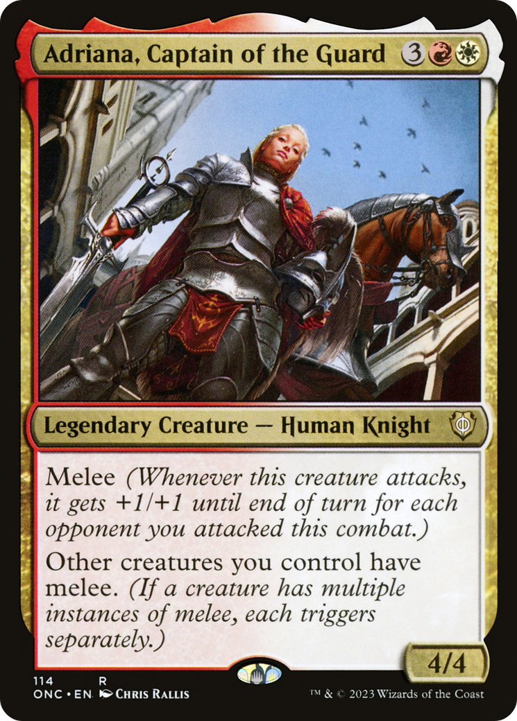 Adriana, Captain of the Guard [Phyrexia: All Will Be One Commander] | Exor Games Bridgewater