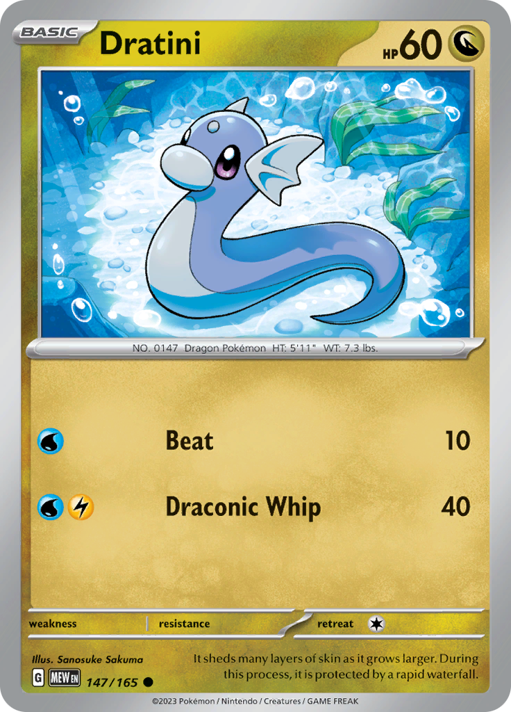 Dratini (147/165) [Scarlet & Violet 151] | Exor Games Bridgewater