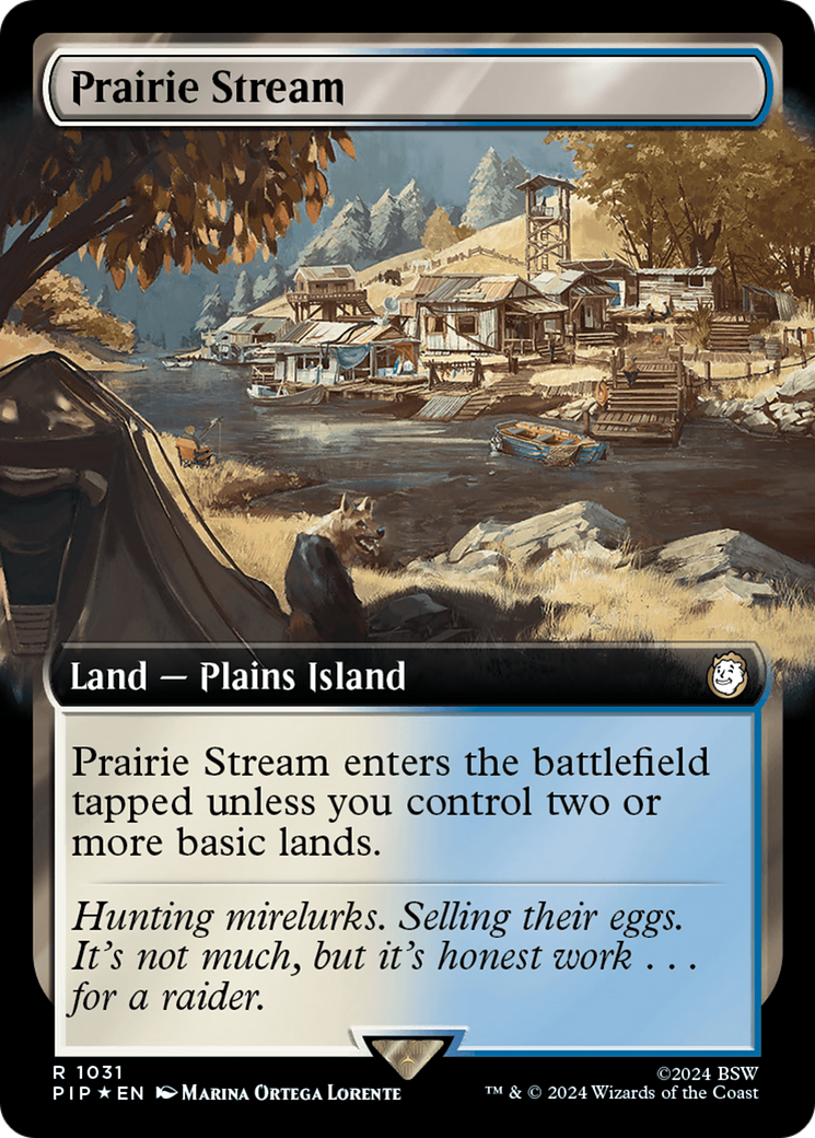 Prairie Stream (Extended Art) (Surge Foil) [Fallout] | Exor Games Bridgewater