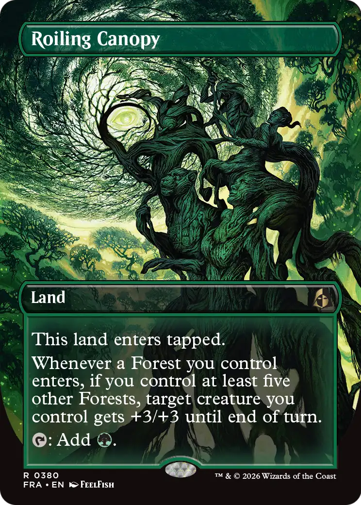 Roiling Canopy (Borderless) [Reality Fracture] | Exor Games Bridgewater