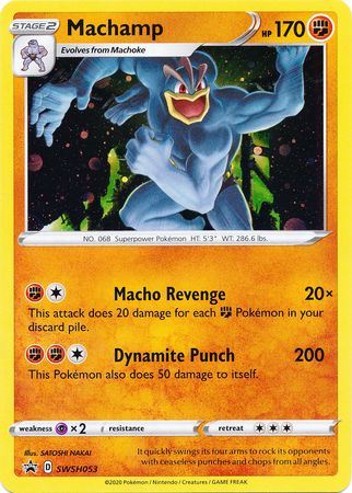 Machamp (SWSH053) [Sword & Shield: Black Star Promos] | Exor Games Bridgewater