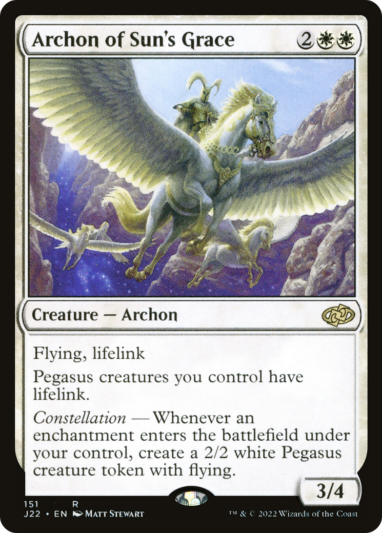 Archon of Sun's Grace [Jumpstart 2022] | Exor Games Bridgewater