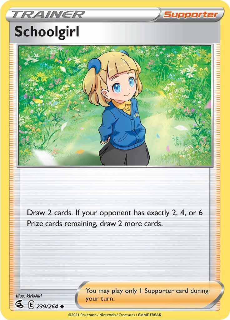 Schoolgirl (239/264) [Sword & Shield: Fusion Strike] | Exor Games Bridgewater