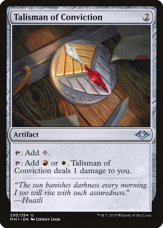 Talisman of Conviction [Modern Horizons] | Exor Games Bridgewater