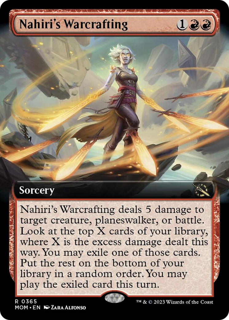 Nahiri's Warcrafting (Extended Art) [March of the Machine] | Exor Games Bridgewater