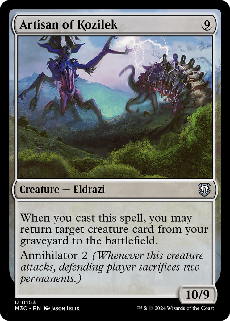 Artisan of Kozilek (Ripple Foil) [Modern Horizons 3 Commander] | Exor Games Bridgewater