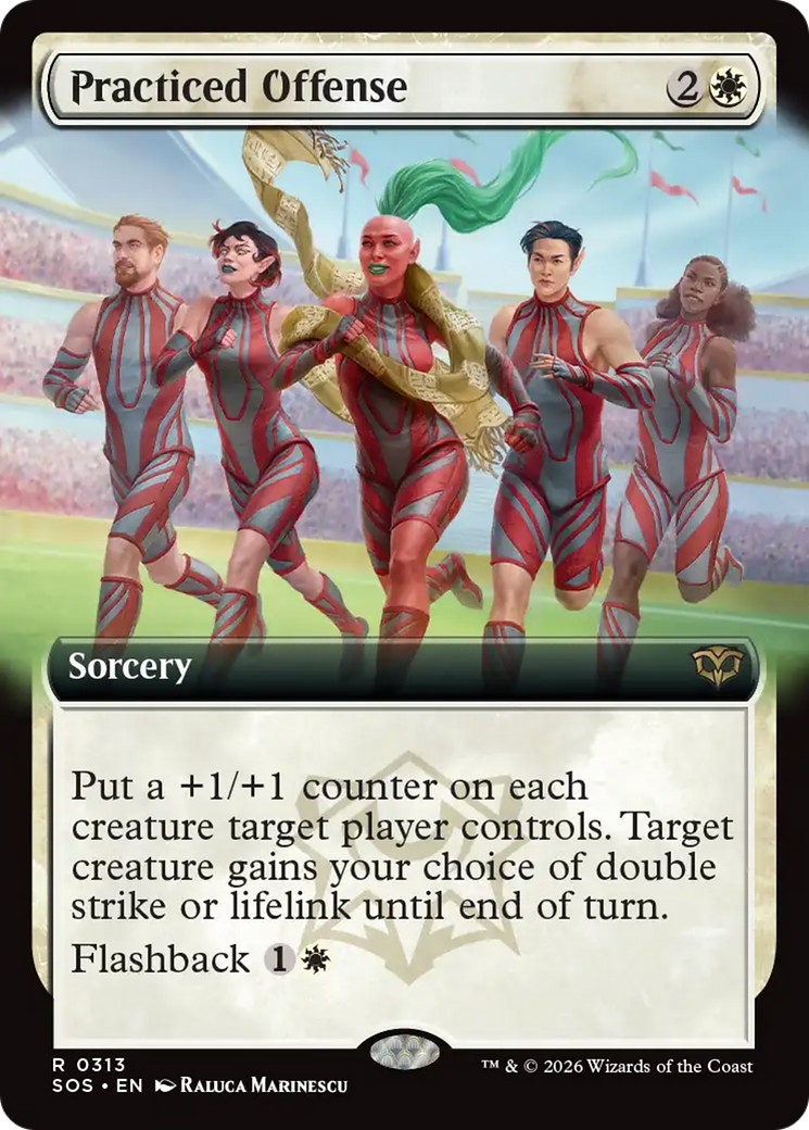 Practiced Offense (Extended Art) [Secrets of Strixhaven] | Exor Games Bridgewater