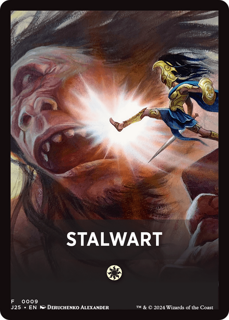 Stalwart Theme Card [Foundations Jumpstart Front Cards] | Exor Games Bridgewater