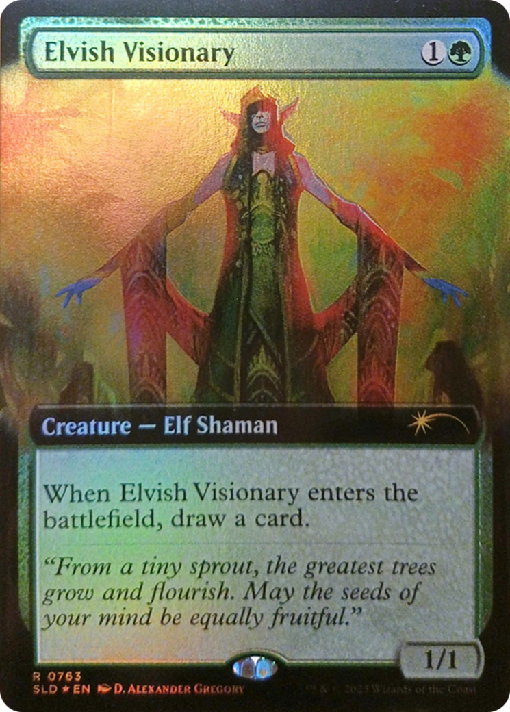 Elvish Visionary (Extended Art) [Secret Lair Drop Series] | Exor Games Bridgewater