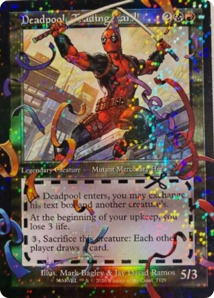 Deadpool, Trading Card (7127) [Secret Lair Drop Series] | Exor Games Bridgewater