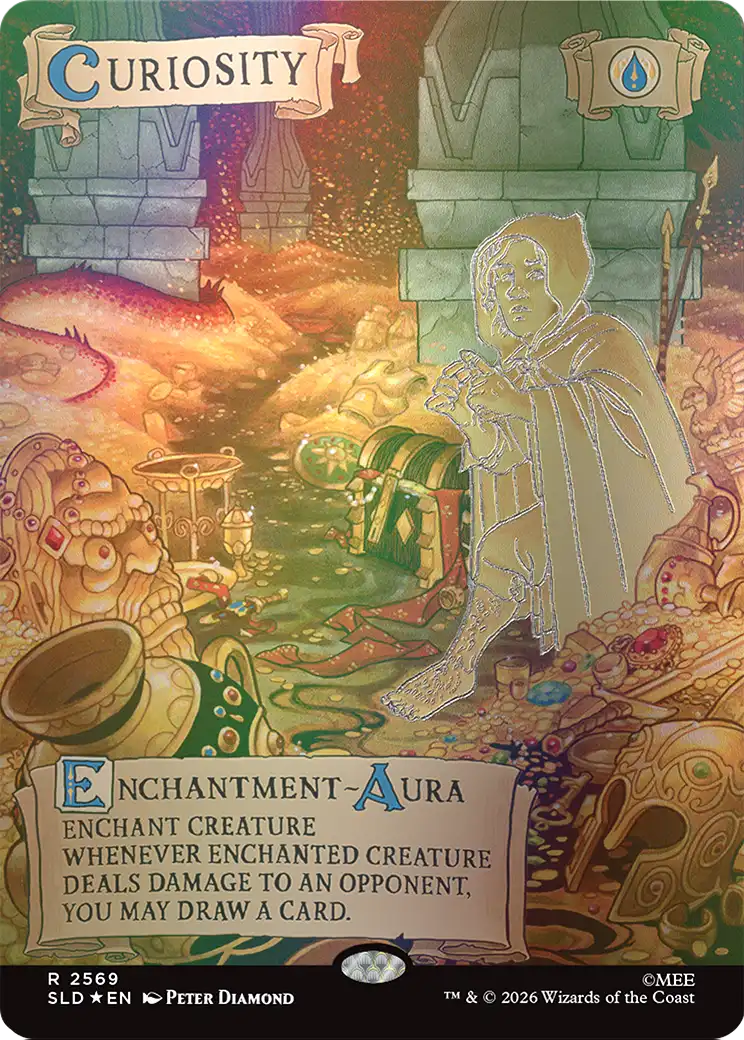 Curiosity (2569) (Out Of Sight Foil) [Secret Lair Drop Series] | Exor Games Bridgewater