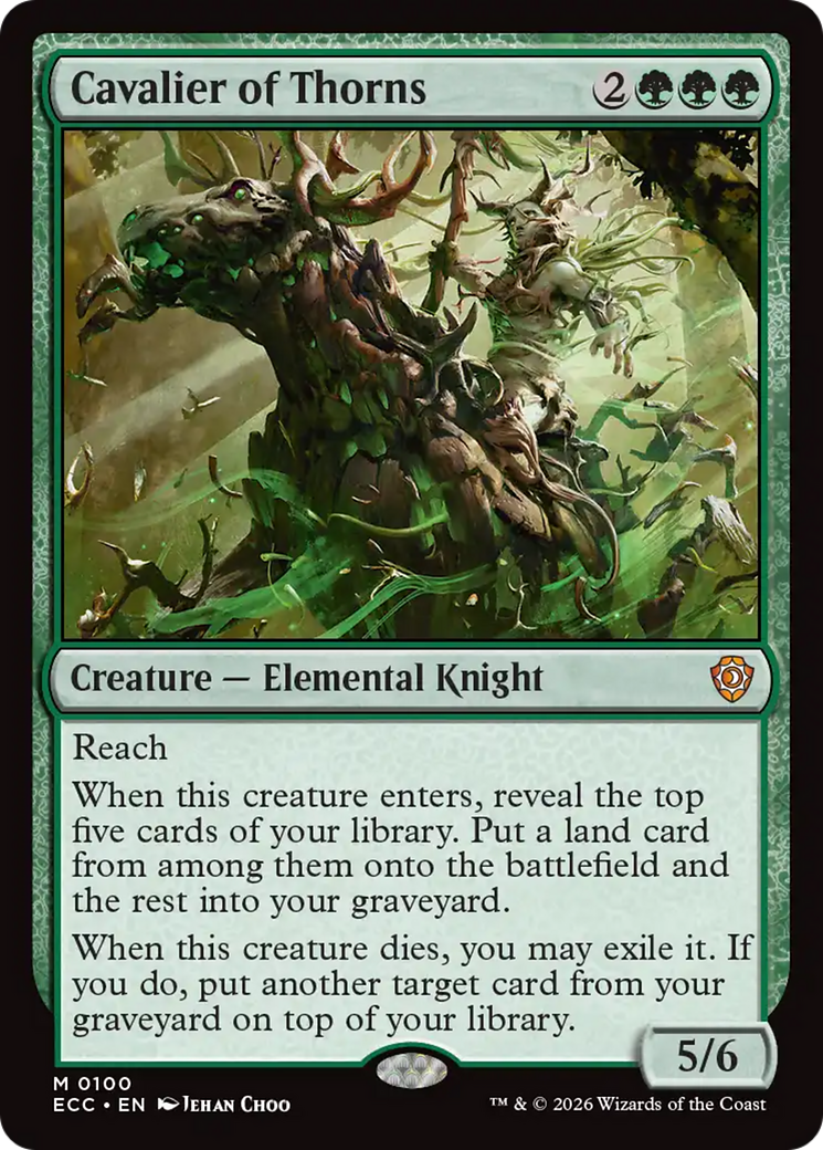 Cavalier of Thorns [Lorwyn Eclipsed Commander] | Exor Games Bridgewater