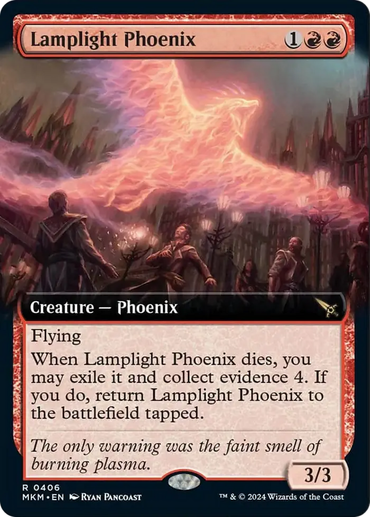 Lamplight Phoenix (Extended Art) [Murders at Karlov Manor] | Exor Games Bridgewater