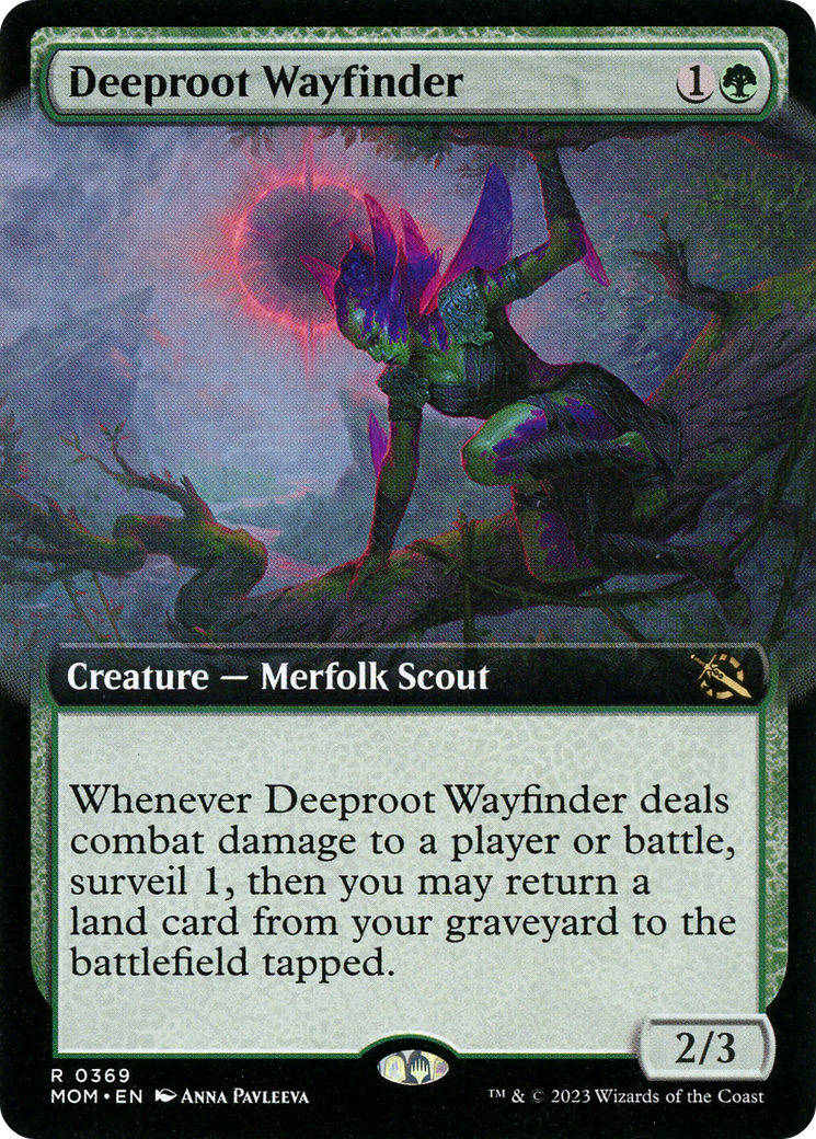 Deeproot Wayfinder (Extended Art) [March of the Machine] | Exor Games Bridgewater