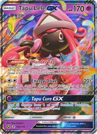 Tapu Lele GX (60a/145) (Alternate card) (Jumbo Card) [Sun & Moon: Guardians Rising] | Exor Games Bridgewater